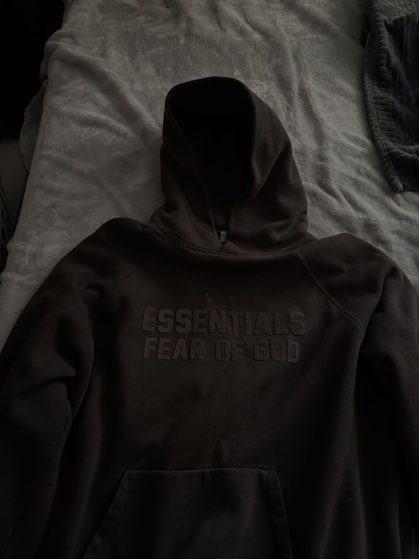 essentials Hoodie Off Black 