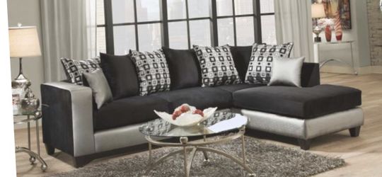 New black sectional! Other sofa saves available