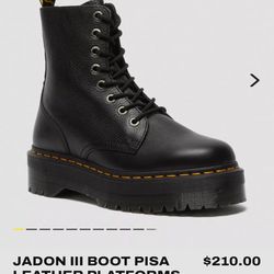 Dr.  Martens Men’s Size US12  2’ Platform JADON III Boots