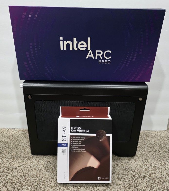 Custom Akitio Node Pro Thunderbolt 3 eGPU with Intel Arc B580 GPU 12GB (Like New)