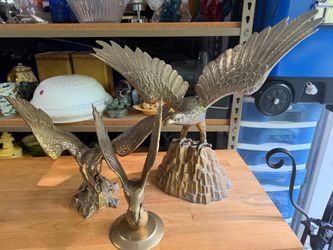 Brass eagles