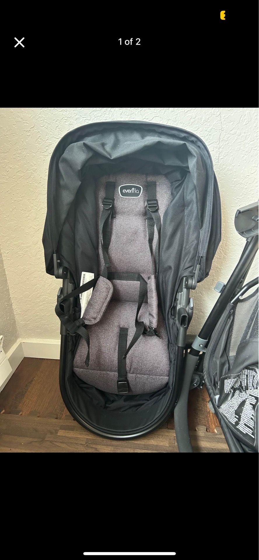 EvenFlo pivot traveler stroller & basinet
