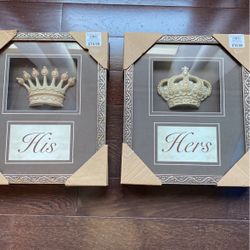 His And Her High Quality  Pictures With Crowns