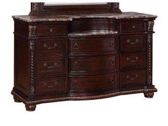 Stanley Cherry Brown Dresser