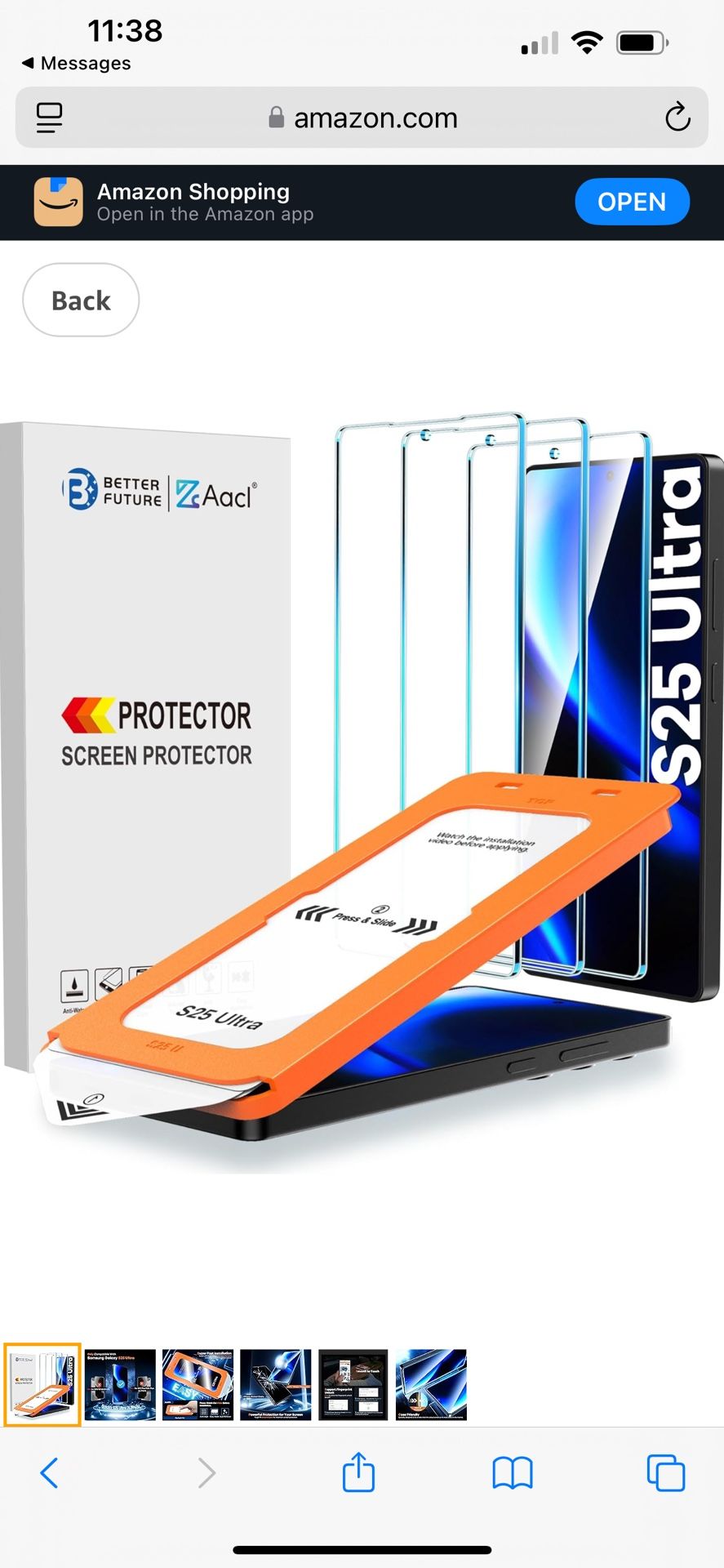 Samsung Galaxy S25 Ultra Screen Protector