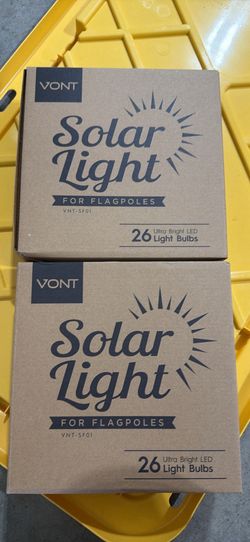 Solar light for flag pole - new in box