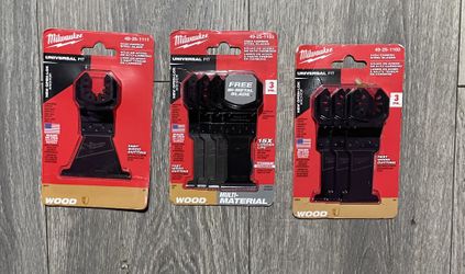 Milwaukee (3) Pc Bundle Multitool Blades