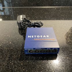 NetGear ProSafe 5-Port RJ45 Gigabit Ethernet Desktop Switch GS105