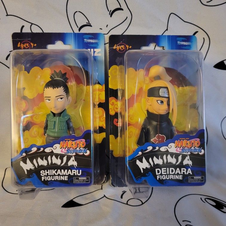 Shikamaru and Deidera figures