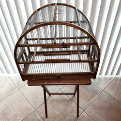 Handmade Large Oval Bird Cage