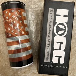 HOGG 30oz “Texas Longhorns” Sublimatable Fatty Tumbler (brand new-never used) 