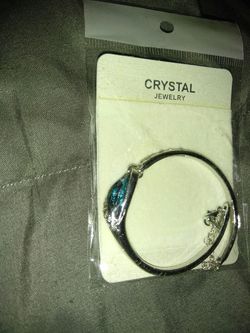 Blue crystal bracelet