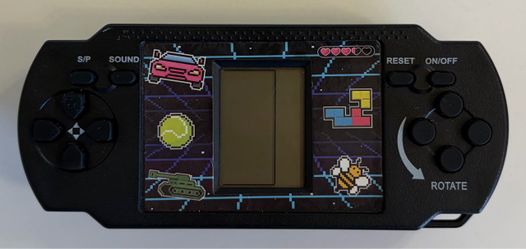 HAND HELD VIDEO GAME 23 in 1 FROM HUB GAMES, TESTED and WORKS