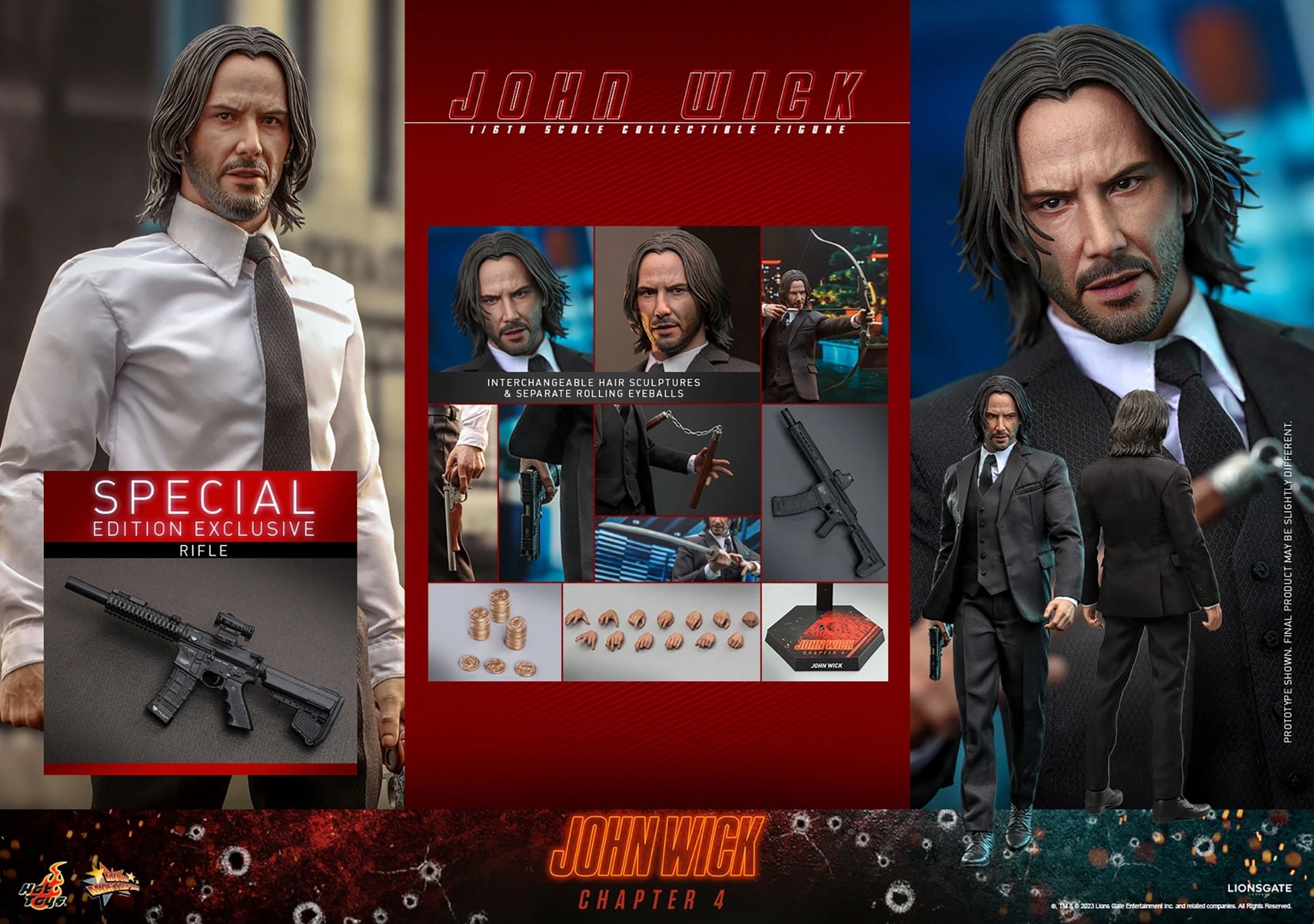 Hot Toys John Wick Chapter 4 Special Edition Marvel Star Wars