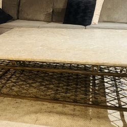 Marble Top Coffee Table