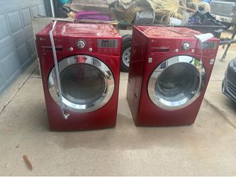 Washing machine and dryer ( full size front loading stackable)