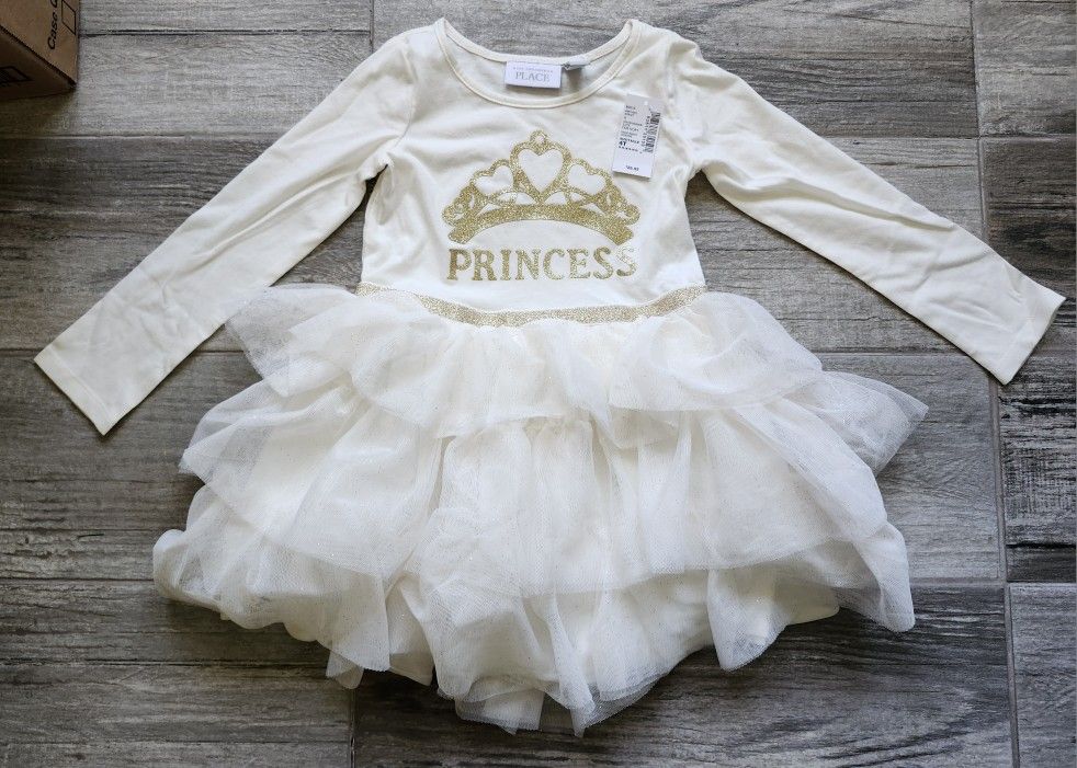 NWT Ivory And Gold Easter Dress
