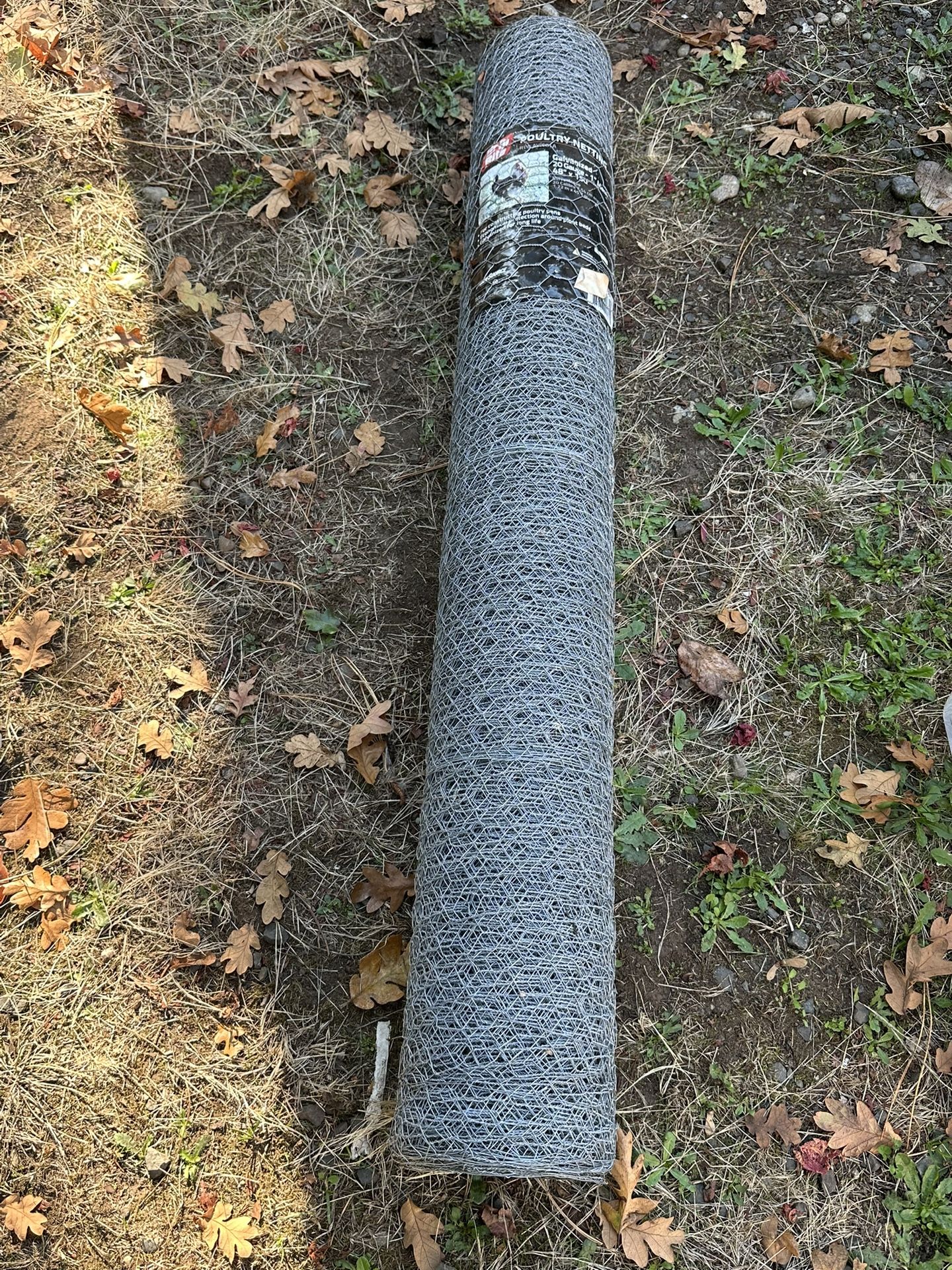 Grip Rite Poultry Netting- Galvanized 20 Guage 1” Mesh 48” X 150”