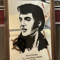 Vintage Elvis Presley “An American Legend 1(contact info removed)” Mirror