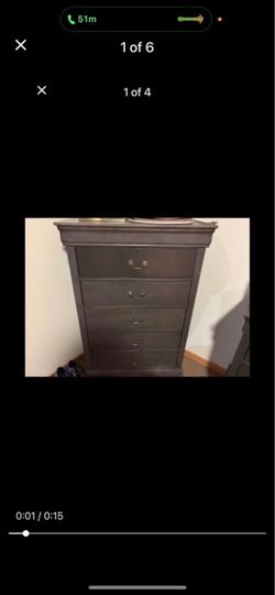 Five piece bedroom set