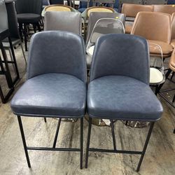 CHITA Modern Counter Height Bar Stool, Set of 2