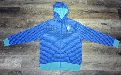 Nike Zip Up Brazil Hoodie Mens Large