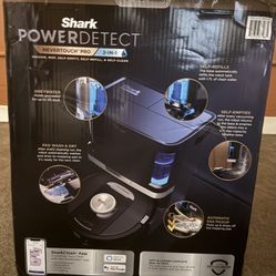 Shark Power Detect 2-in-1 Robot Vacuum and Mop with NeverTouch Pro Base