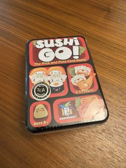 Sushi Go! The Pick and Pass Card Family Game 2-5 Players Quick Game NEW SEALED 