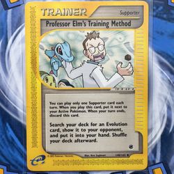 Professor Elm's Training Method 148/167 - Expedition & Professor Elm's Training Method 79/101 - Dragon Frontiers 