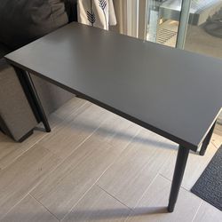 GRAY Ikea Desk with adjustable legs