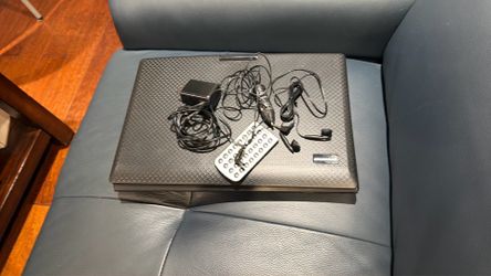 Portable DVD player + DVDs (Star Wars , howl’s miving castle etc)