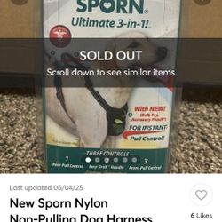 $8 SPORN DOG HARNESS NEW MESA 85201
