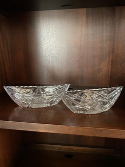 Crystal Bowls Made On Europe 1980