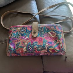 Sakroots Crossbody Wallet Bag With Large Phone Holder