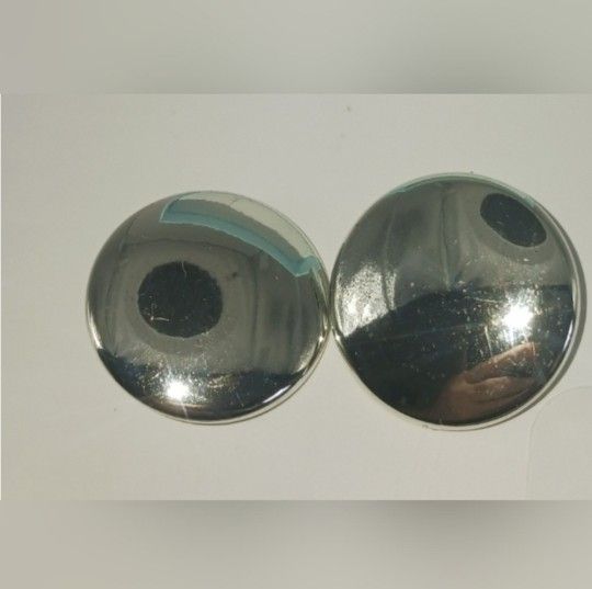 Silvertobe Big Round Clip On Earrings