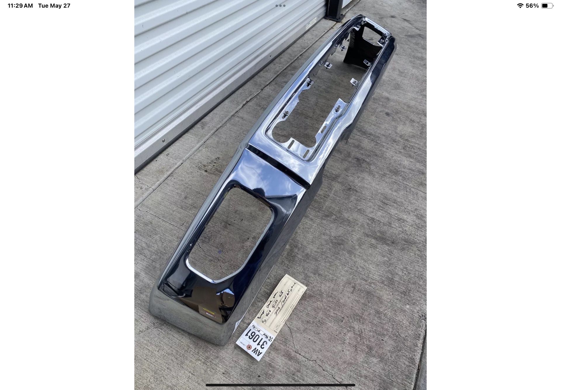 2015 2017 FORD F150 F-150 FRONT BUMPER CHROME OME