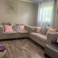 Two Love Seats Fair Condition 