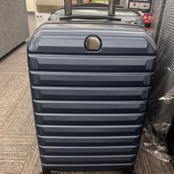 Delsey Hardside 20 inch luggage Carry On, Blue, New