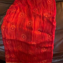 Beautiful Scarf  Body Length Shades Of Orange