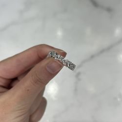 Lab Full Eternity Pear Shape Band