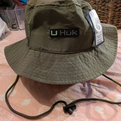 Huk Aqua Dye Performance Bucket/Fishing Hat New 