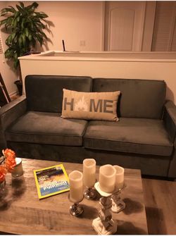 New Queen Grey Sofa Bed with Mattress included
