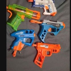 5 Nerf Guns For $10