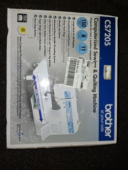 Brother CS7205 Sew/Embroidery machine