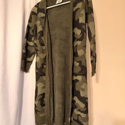 Kids Camo Cardigan 
