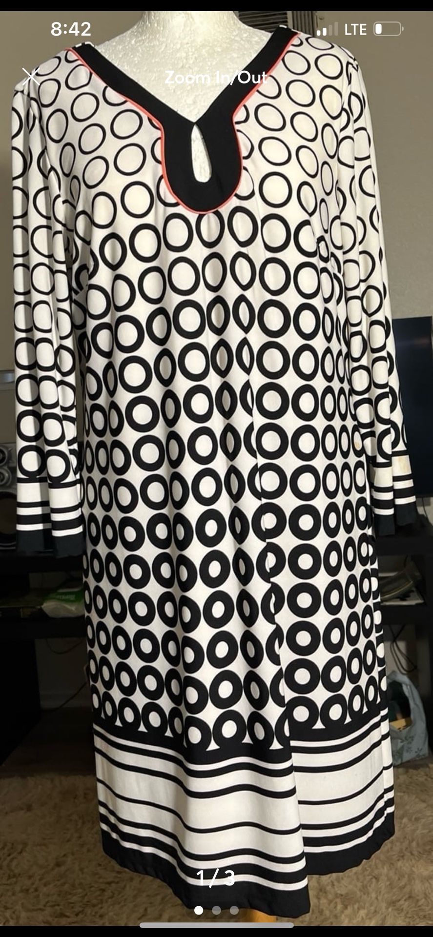 Black & White Circles Dress 