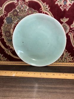Antique Chinese Celadon Porcelain Plate