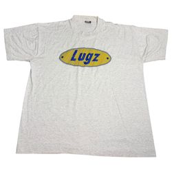 Vintage Lugz Brand Logo Promo 90s Single-Stitch T-Shirt Adult Size XL USA Made