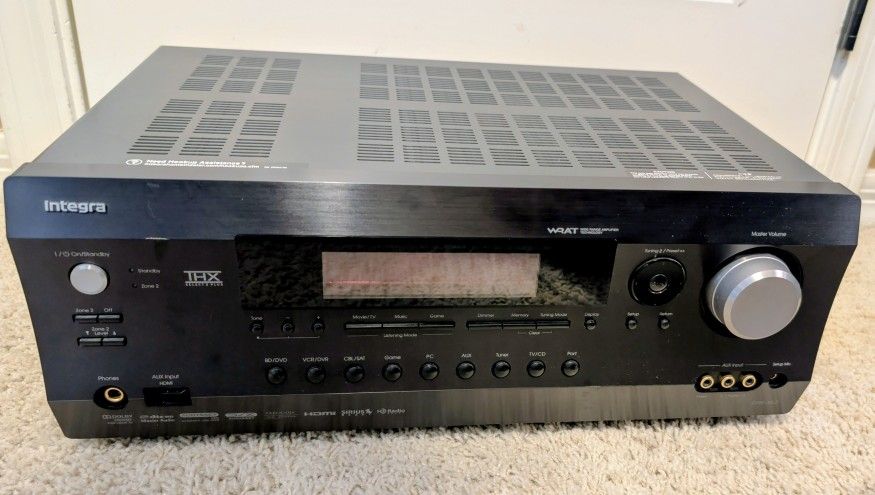 Integra DTR-30.2 THX Select2 Plus certified 7.2 channel receiver with 100 watts per channel