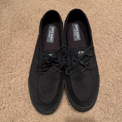 Brand New All Black Sperrys 